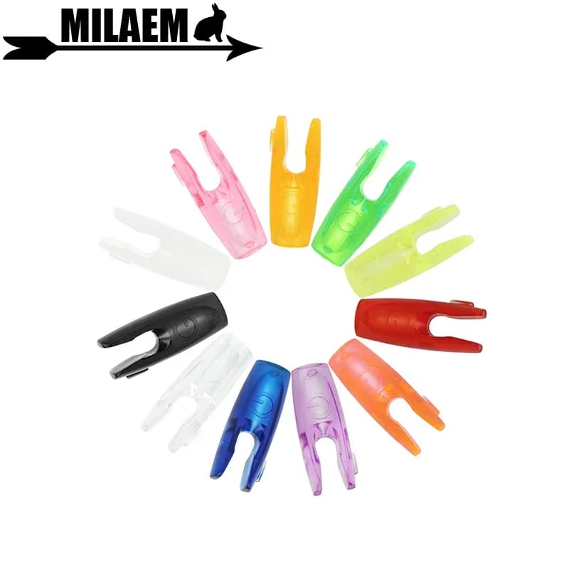 50 pz Tiro Con Arco Spille Nock Spille G Frecce Code Freccia Nocks Frecce FAI DA TE Albero Bersaglio Caccia Tiro Arco e Freccia Accessori