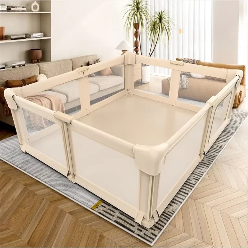 Box per Bambini a Montaggio Istantaneo - Recinto di Sicurezza Pieghevole per Bambini, Assemblaggio Senza Attrezzi, Area Gioco Interna/Esterna con Borsa per il Trasporto
