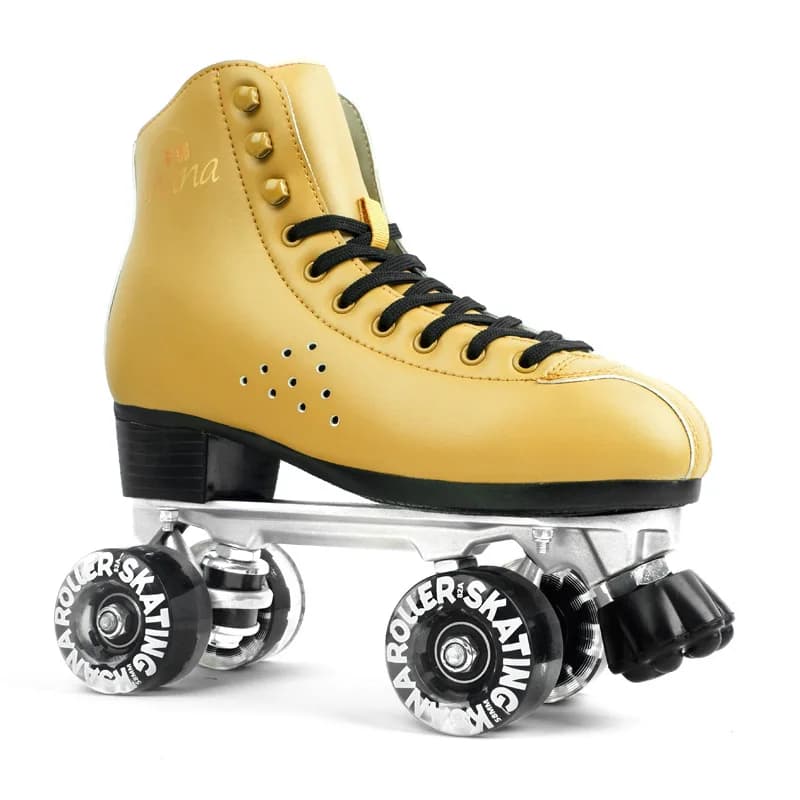 Pattini a rotelle Taglia 35-44 Doppia fila 4 ruote Scarpe per le donne Principianti 2025 Nuovo pattinaggio su ghiaccio all'aperto Rink Training Quad Sneakers