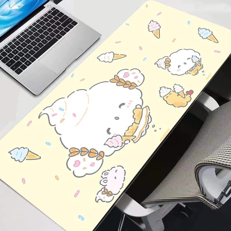 Cogimyun Tappetino per mouse grande per giocatori, tappetino da scrivania per computer, tappetino moderno per tastiera, tappetino per laptop, tappetino per mouse XXL resistente per gaming, anime