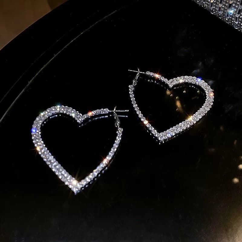 2026 new handmade sweet love earrings new trendy exaggerated earrings high-end earrings stud earrings women