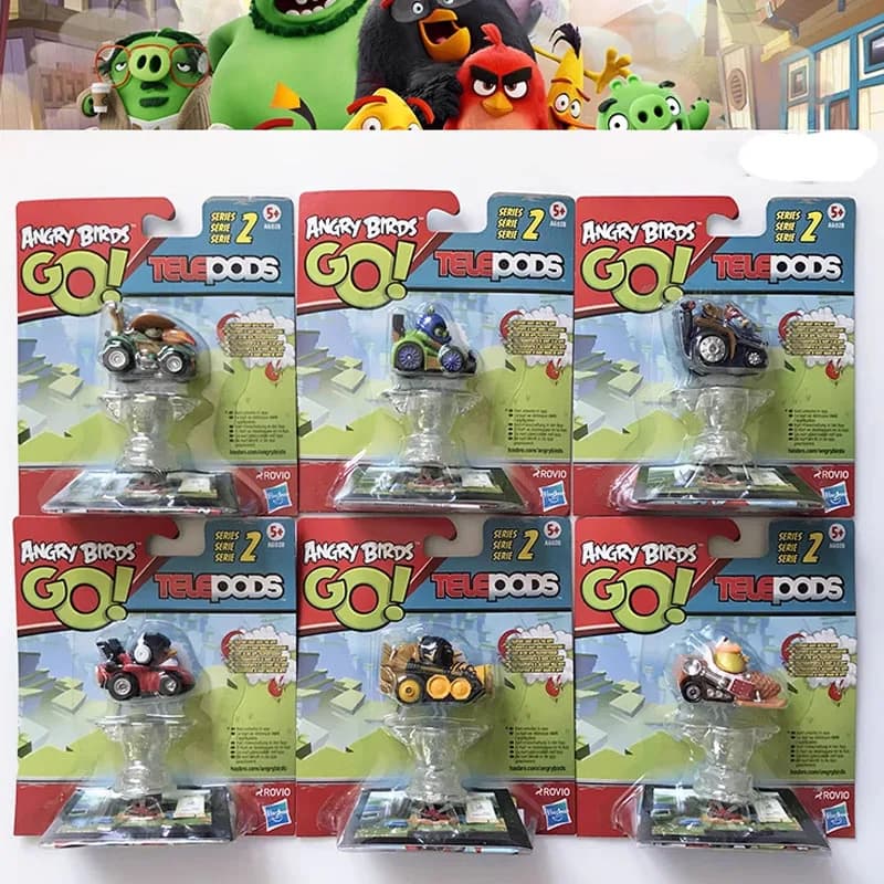 Angrybirds Go Games Doll Karts Retoy Figure Telepods Angry Bird Action Figure Toy Giocattoli da collezione per bambini Ragazzi Regali