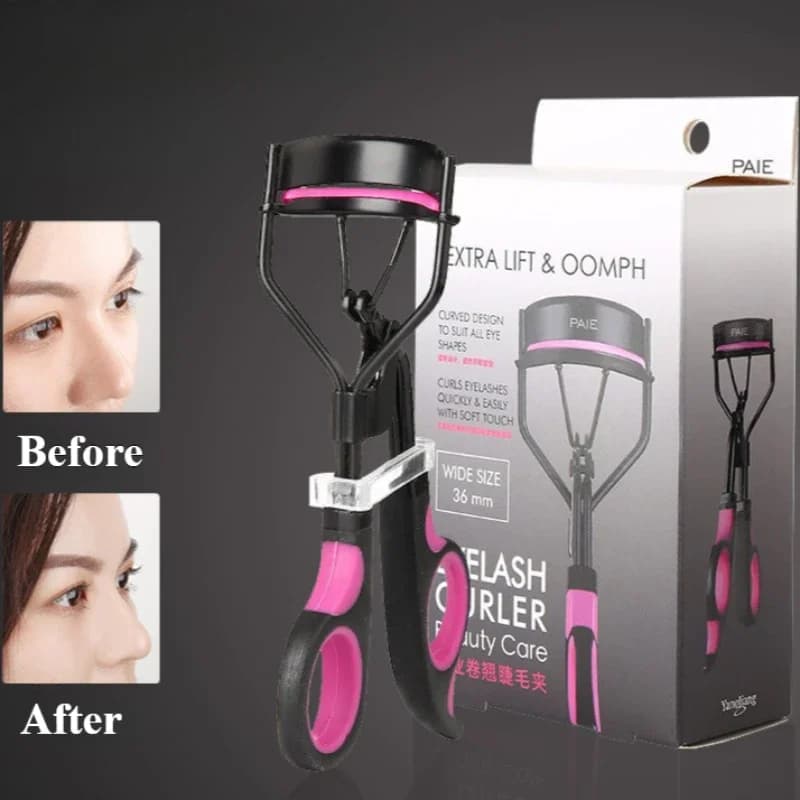 Piegaciglia professionale per donna Pinzette per arricciare le ciglia Clip Gli occhi si adattano a tutte le forme degli occhi Accessori per il trucco di lunga durata