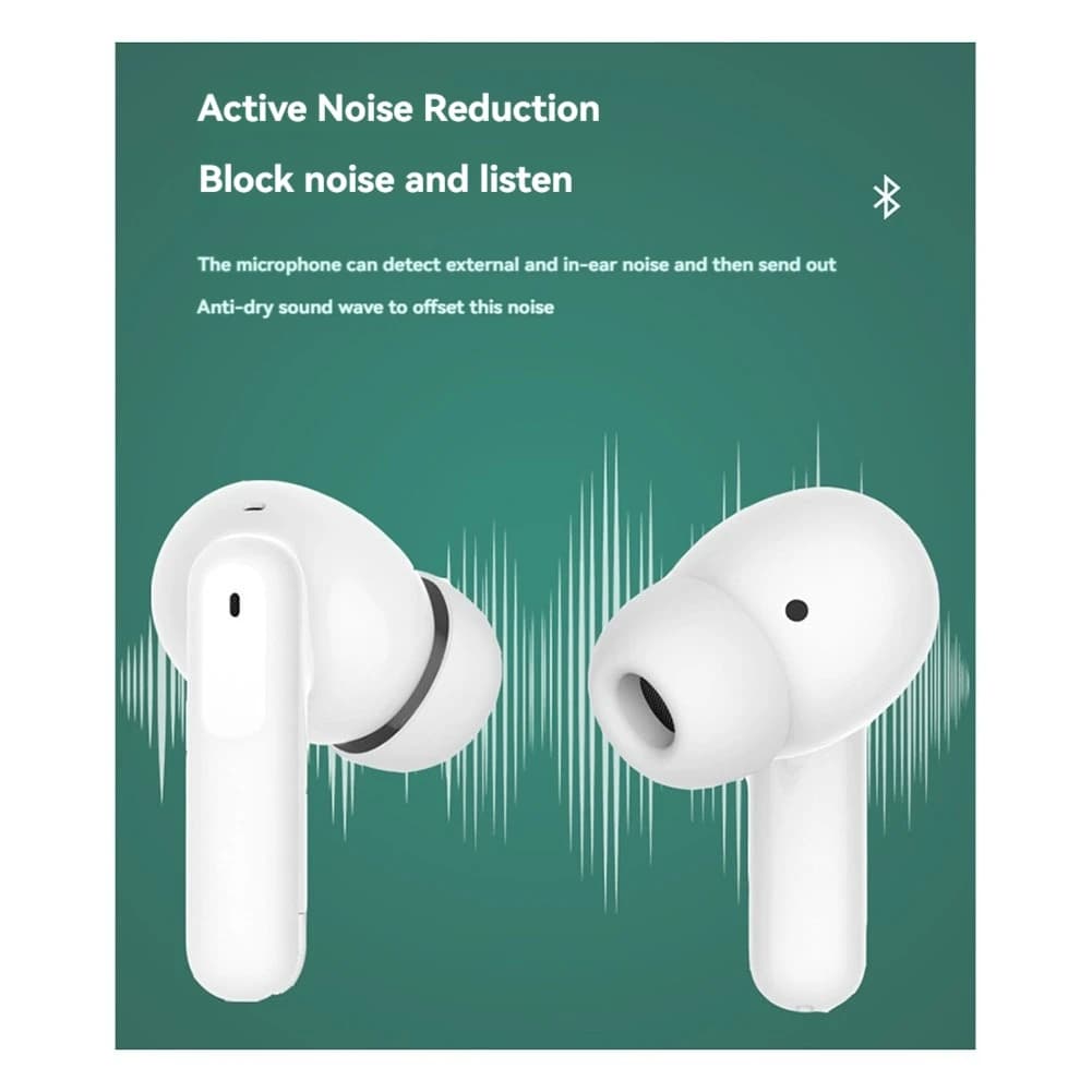 Wireless Bluetooth V5.3 Ear Buds Hybrid Active Noise Cancelling ENC ANC Earbuds For Laptop Pad Android/IOS Phones-A79U
