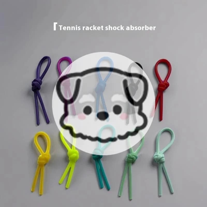 1/8 Pieces Ammortizzatori Antivibrazione in Silicone Soft for Tennis and Racquetball Rackets, Antivibration Nodes for Squash Rackets
