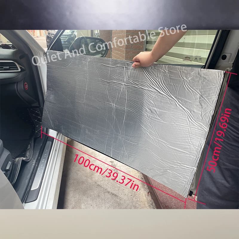 Thermal Sound Absorbent Panels Acoustic Insulation Auto, Insulation for Camper, Self-adhesive Insulation