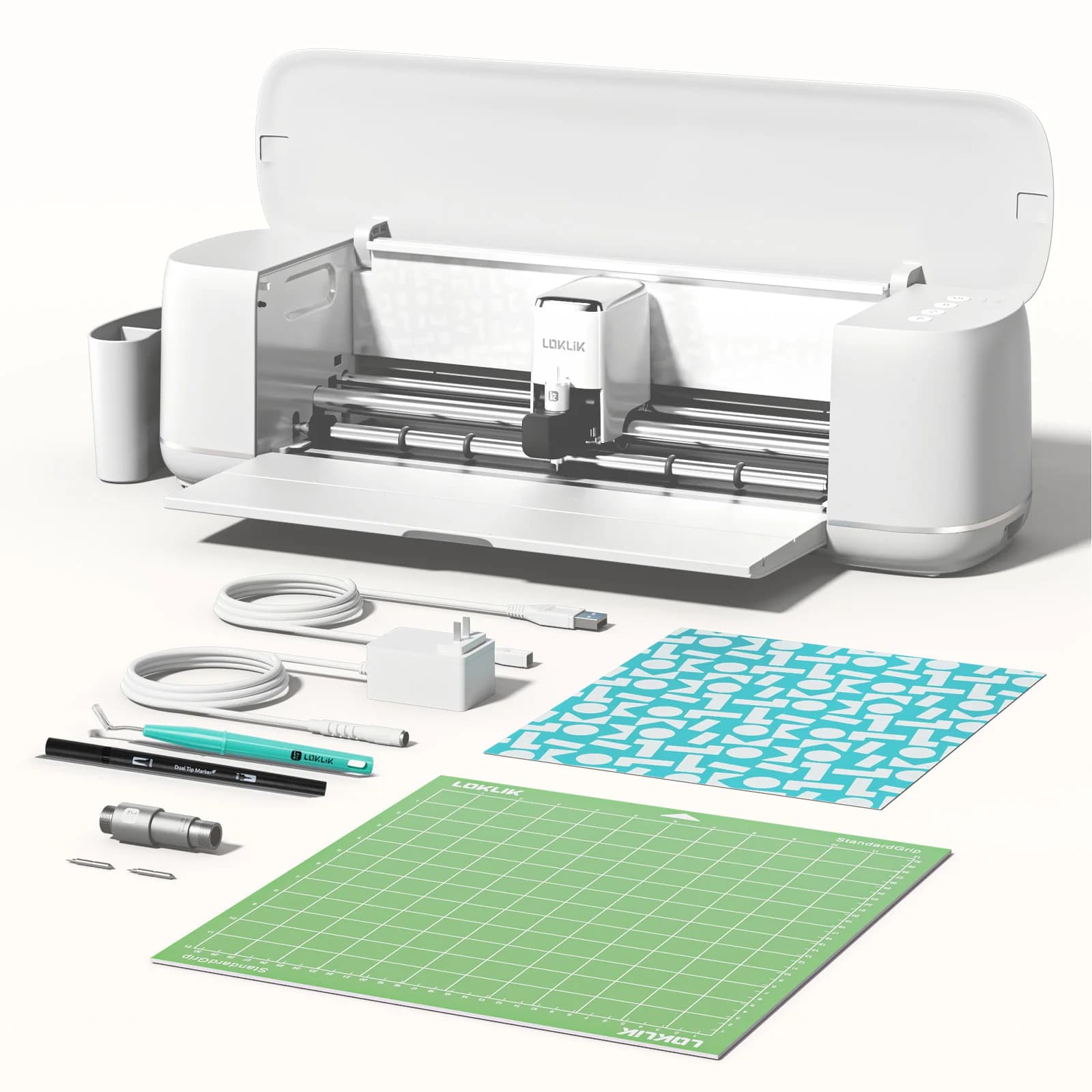 LOKLiK Vinyl Cutter Machine for all Crafts Create Customized Cards Smart Cutting Machine Compatible with iOS Android Windows