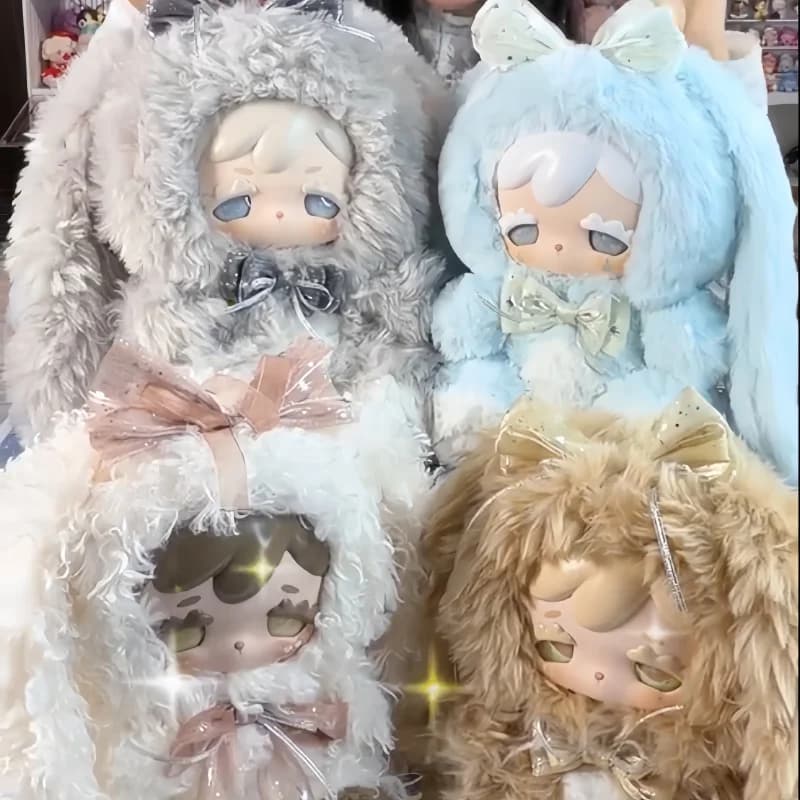 Autentiche Bambole di Peluche Yeli Yeli Kokono Lucky Star 600% Serie Blind Box, Ornamenti da Scrivania Trendy, Regalo per Collezionisti di Anime