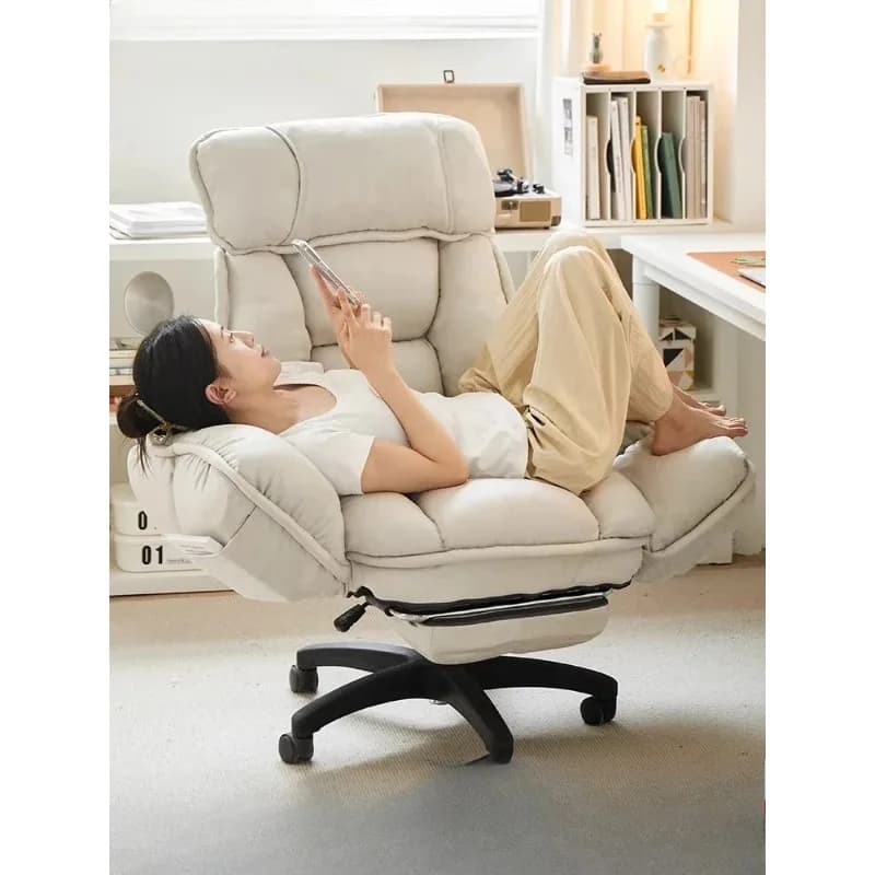 Sedia da Gaming Ergonomica per Computer, Seduta da Ufficio Reclinabile con Schienale Regolabile, Stile Racing per Studio, Dormitorio e Casa