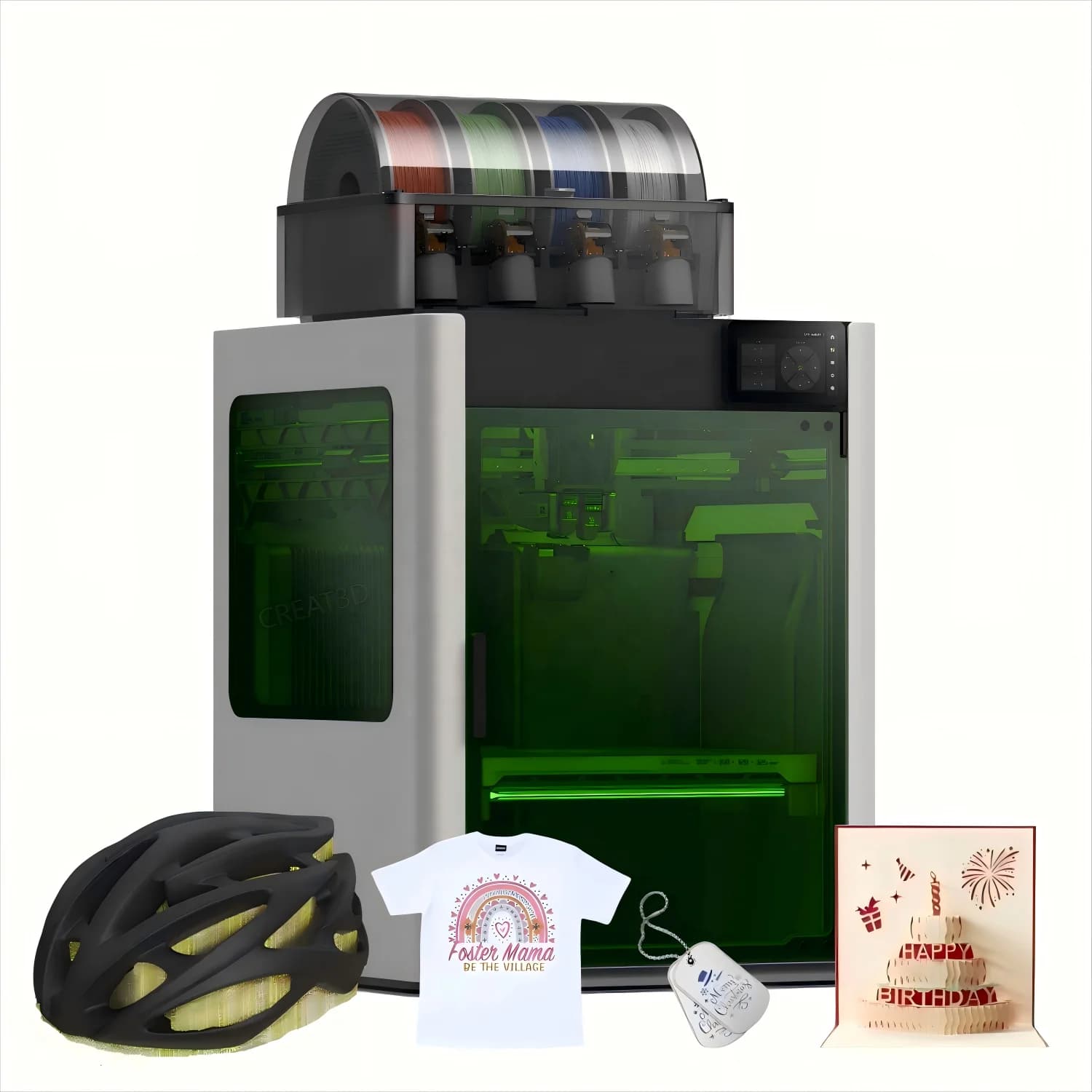 H2D Laser Full Combo 10W Dual-nozzle Multi-material Fast 600mm/s 3D Printer Auto Vinyl Cutter & Laser Engraver & Pen Drawing