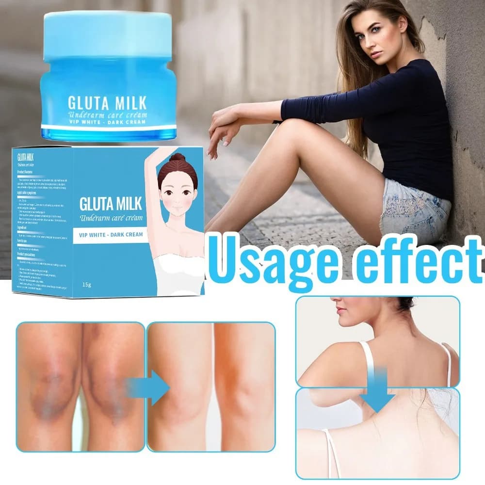 Nuova Crema Sbiancante per Ascelle 15g, Idratante per il Corpo, Schiarente per Melanina, Illuminante per Natiche, Ginocchia e Parti Intime