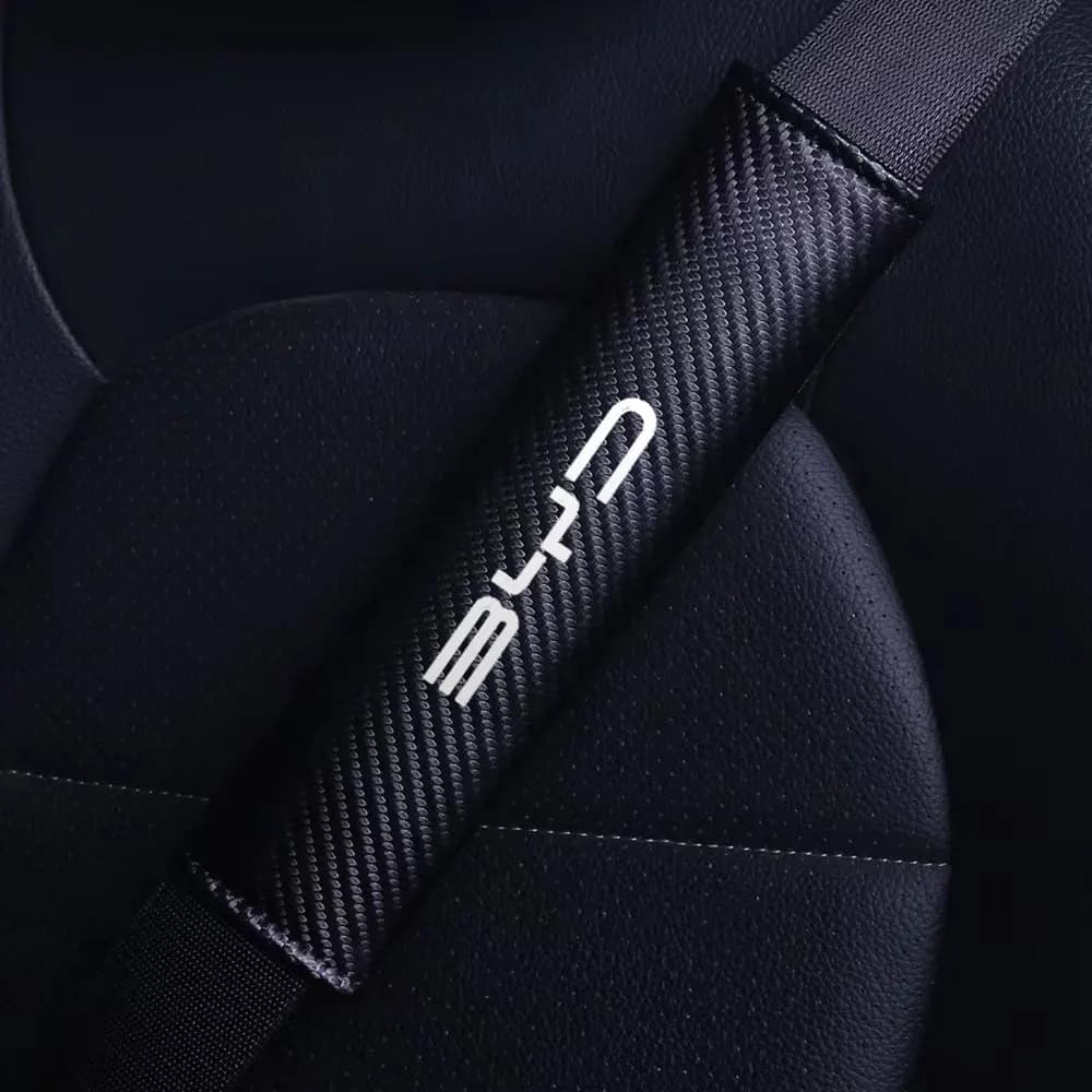 Pop 2PCS Car Seat Belt Safety Belt Car Belt Safety Belt Guard for BYD F3 E6 Yuan Plus Atto F0 G3 Car Safety Belt