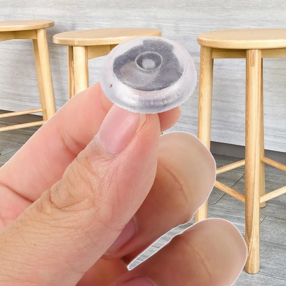 24 Pezzi Protezioni per Gambe di Sedie in Silicone Antiscivolo, Cuscinetti per Mobili Resistenti, Protezioni per Pavimenti in Legno, Piastrelle, Laminato, Casa e Ufficio