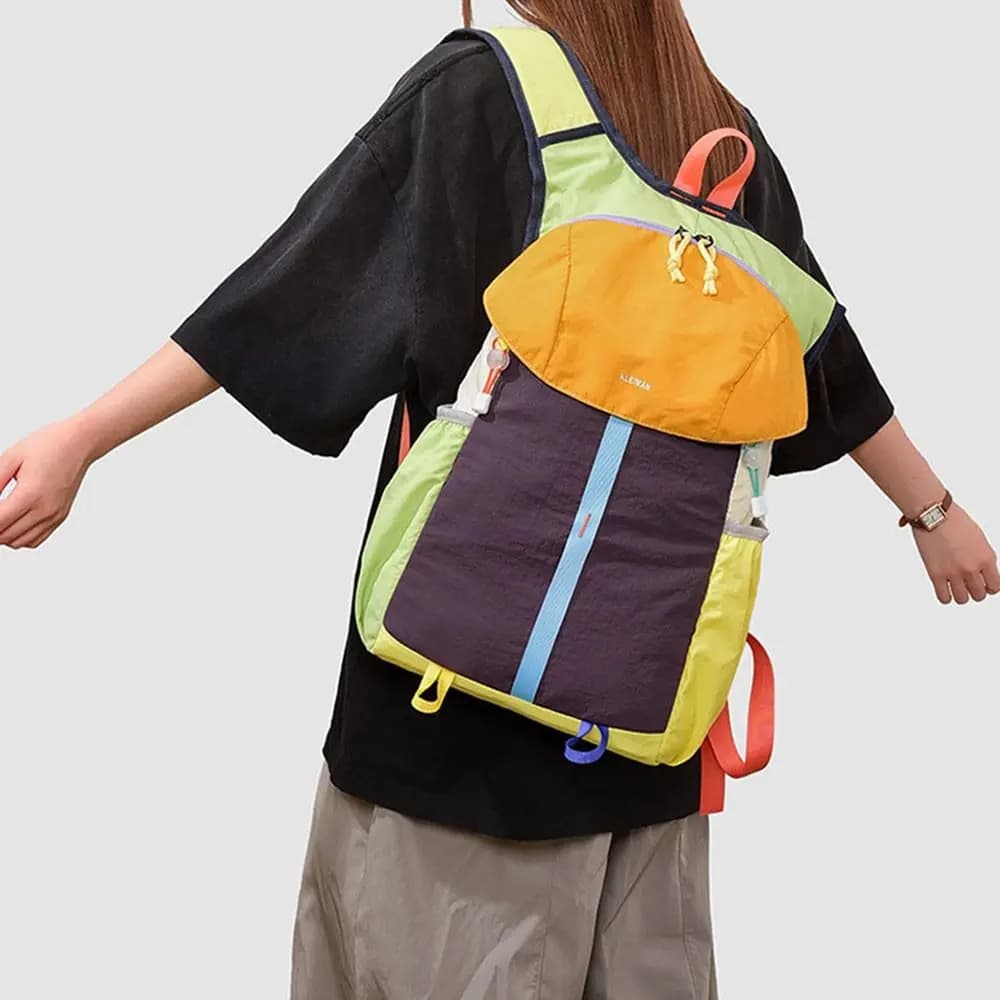 Breathable Outdoor Mountaineering Bag Waterproof Large Capacity Climbing Backpack Nylon Lightweight Cycling Rucksack Running