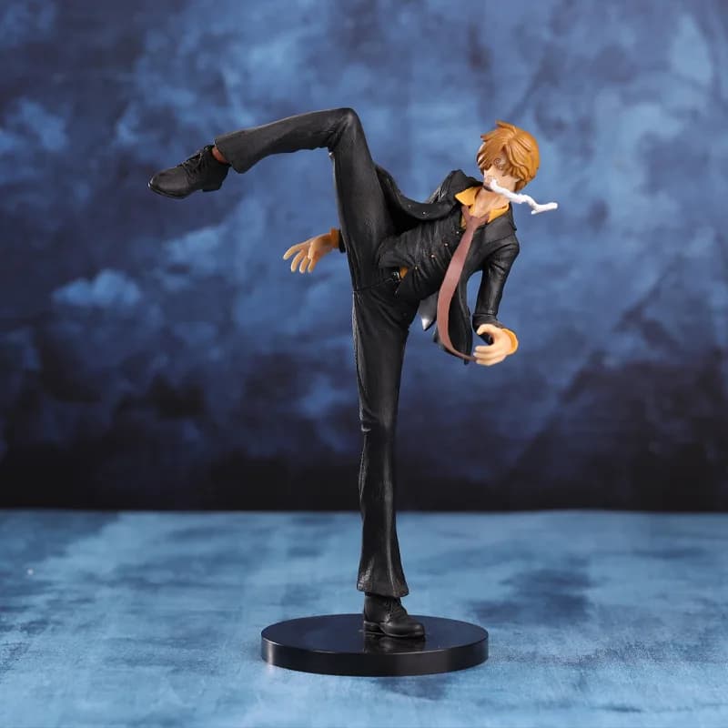 Bandai 26cm One Piece Anime Figure Sanji Action Figure Vinsmoke Sanji Figma Pvc Model Doll Collection Toy Gift Kids