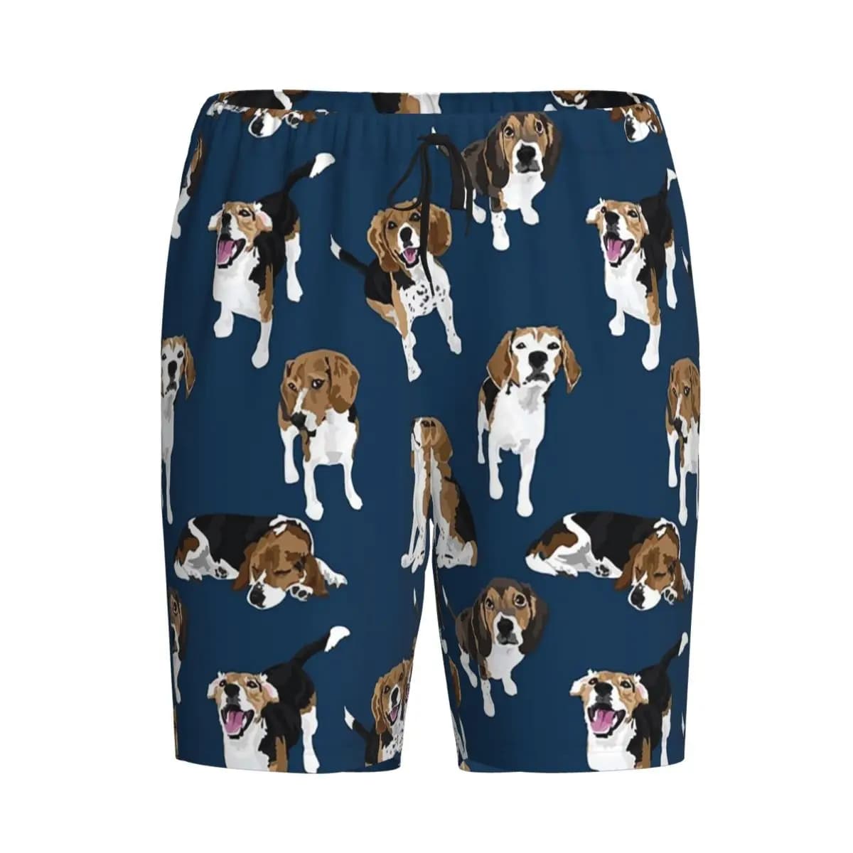 Custom Beagle Shorts Sleeping Pants Men Pajama Pants Lounge Sleep Sleepwear Bottoms