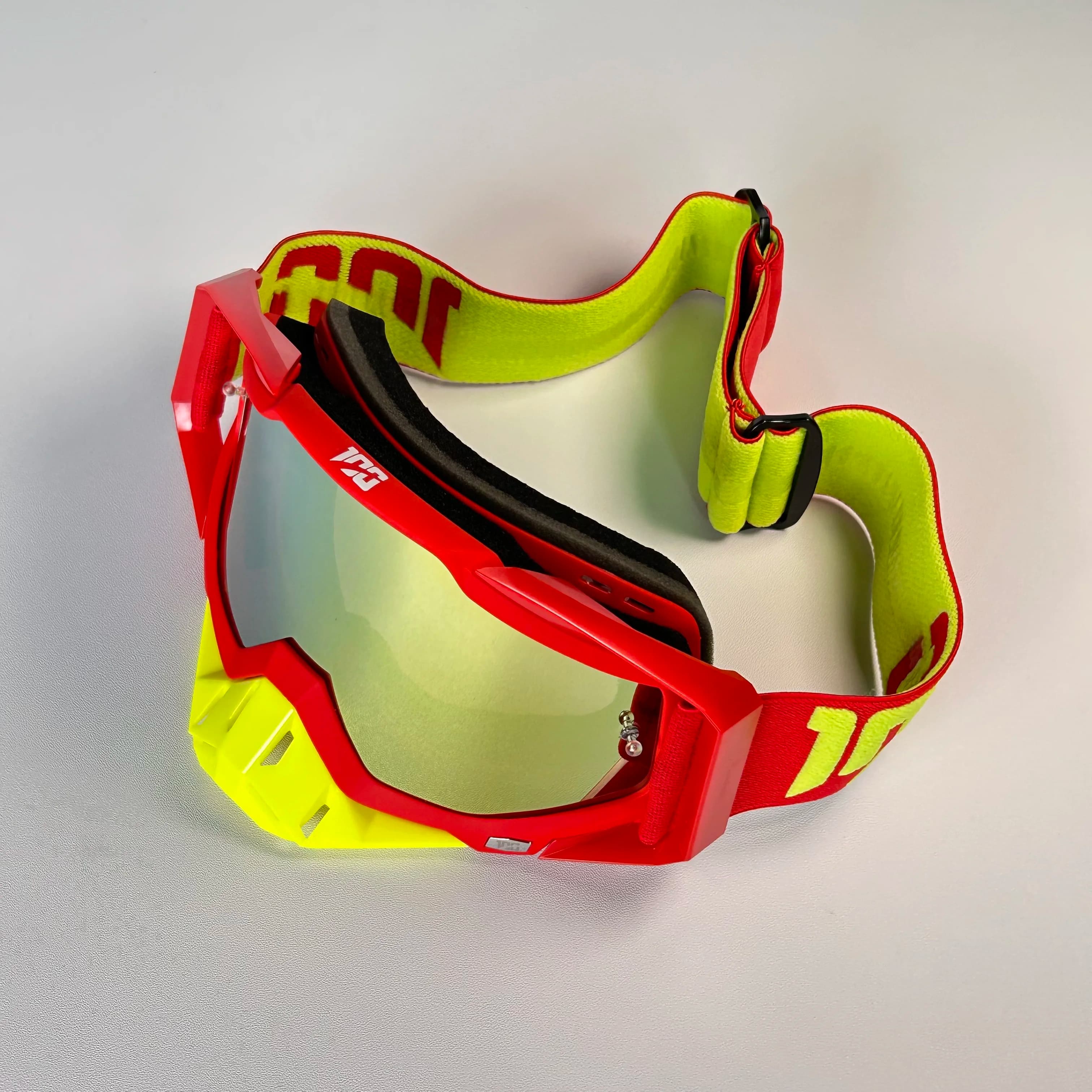 Classics Red Motorcycle Glasses Men Motocross Goggles HD Lens Dirt Bike MX MTB Moto Sunglasses Glasses Ski Goggles Accessories