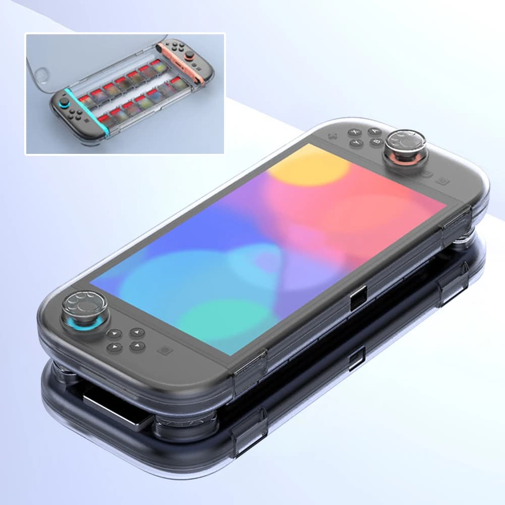 Guscio Protettivo Trasparente per Nintendo Switch 2, Cover Protettiva per Console/Controller di Gioco Switch 2