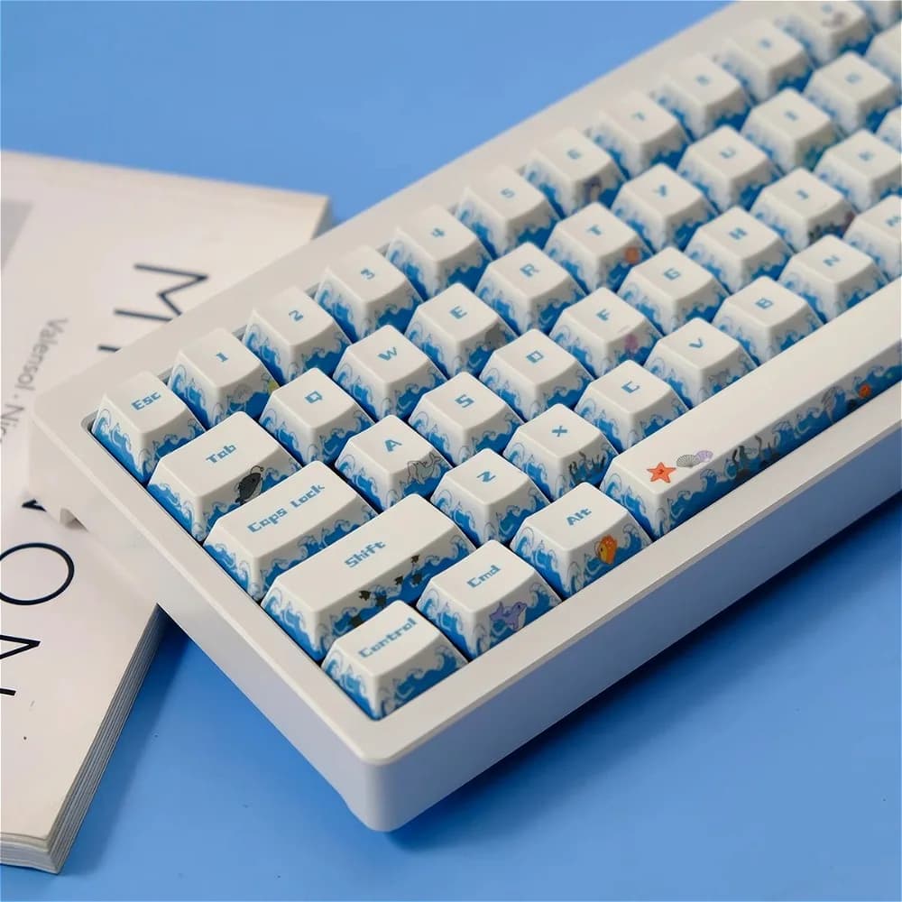 [Gioco di e-sport] Tastiera meccanica per feste in acque profonde, personalizzazione trasparente con sublimazione a caldo PBT, adatta per Wooting