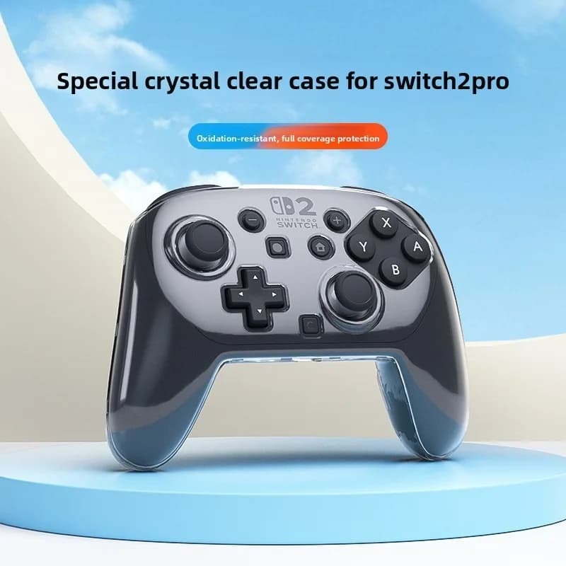 Custodia Protettiva Trasparente per Controller Nintendo Switch 2 Pro, Accessori per Console di Gioco