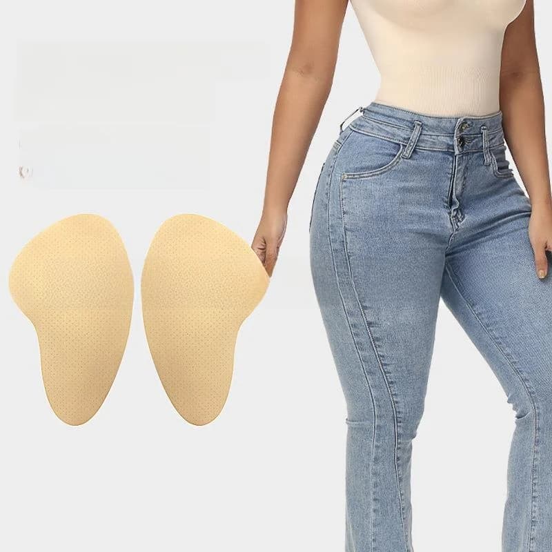 Modeling pants with sponge padding to raise life, woman's underwear, homewear insert, without registered trademark, before 2010.