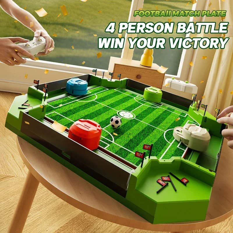 Tavoli da Calcio Balilla per 4 Giocatori, Gioco da Tavolo Divertente per Bambini e Adulti, Ideale per Riunioni Familiari e Uso Domestico con Sistema a Punti