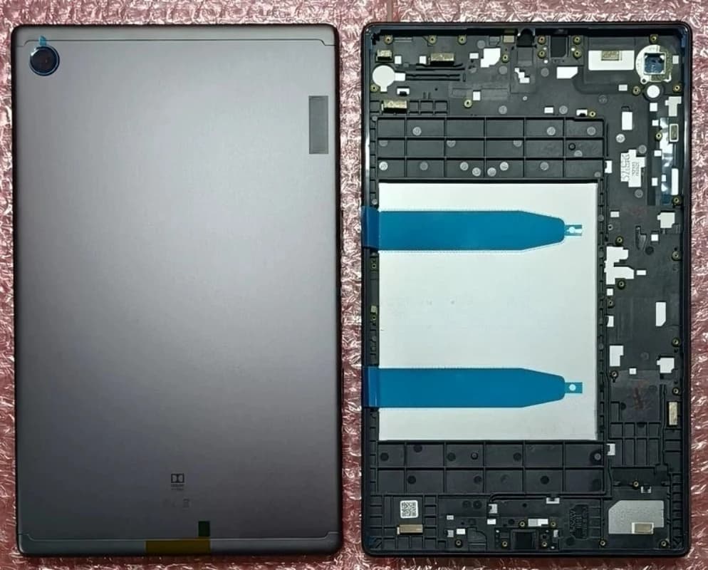 Housing Back Battery Cover Door with Camera Lens Side Buttons For Lenovo M10 Plus TB-X306F X306X TB-X306