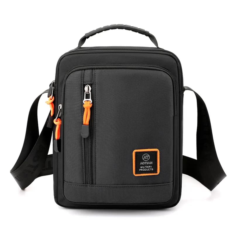 Borsa a tracolla da uomo Borsa piccola impermeabile Borsa a tracolla da uomo per cellulare Borsa quadrata Borse a tracolla da viaggio