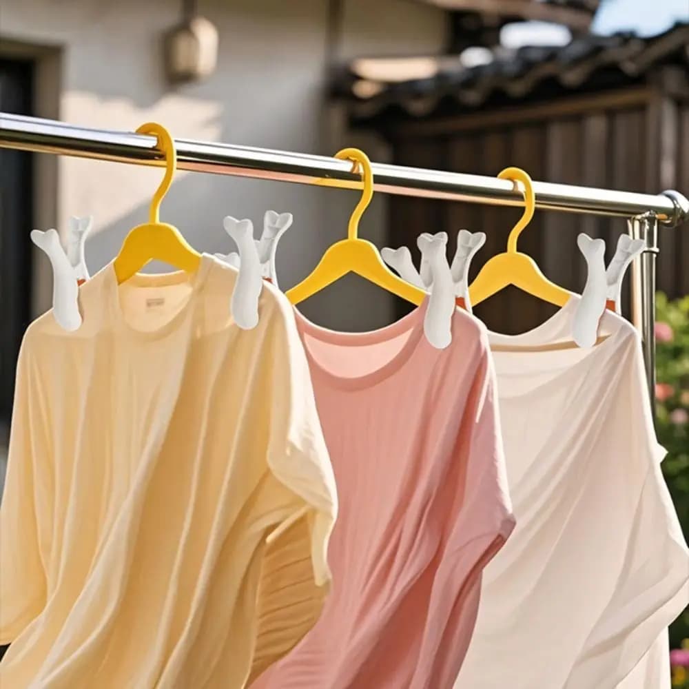 2/3 pezzi di plastica per asciugare i vestiti clip senza traccia forte antivento mollette design fisso lenzuolo morsetto per appendere uso domestico