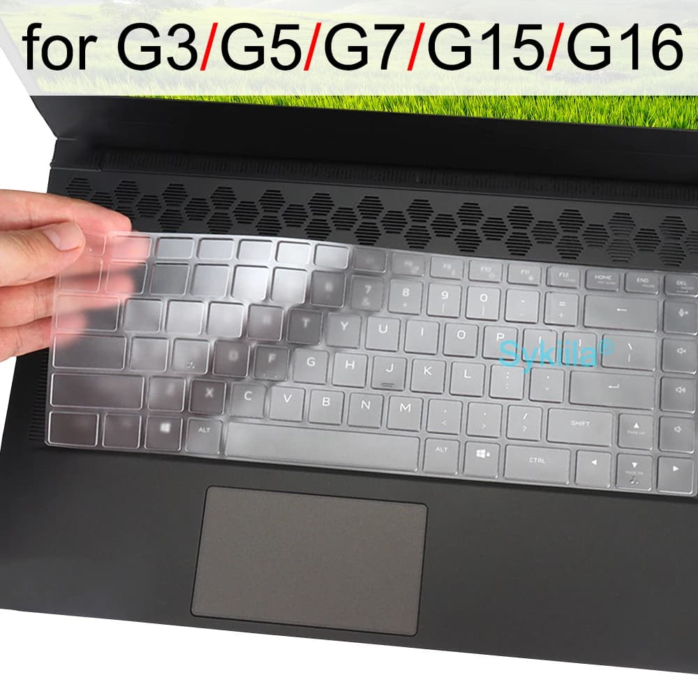 Keyboard Cover for Dell G15 G16 Gaming G3 G5 G7 Pro SE 15 16 17 Silicone Protector Skin Case 7630 7620 5535 5530 5520 5521 5525