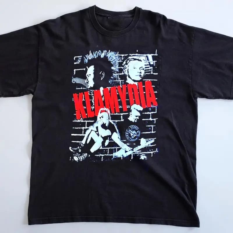 NEW KLAMYDIA Band Fan Black All Size T Shirt AG2410
