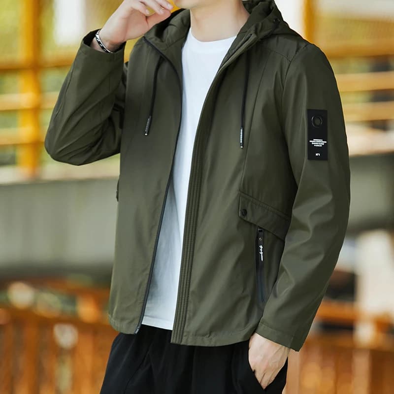 Men's Jackets Waterproof Military Hooded Jacket Windbreaker Outdoor Camping Sports Coat Male Clothing Thin Overcoat