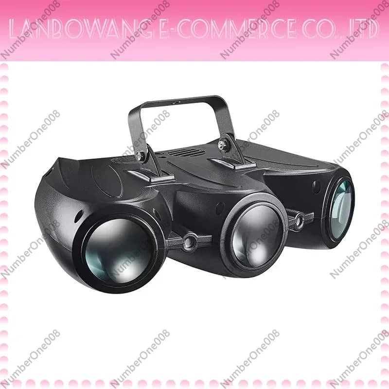Mini UFO Stage Light, LED Airship Effect Light Projector for KTV Bar Party Disco DJ Dance, Moon Flower Moving Head Light