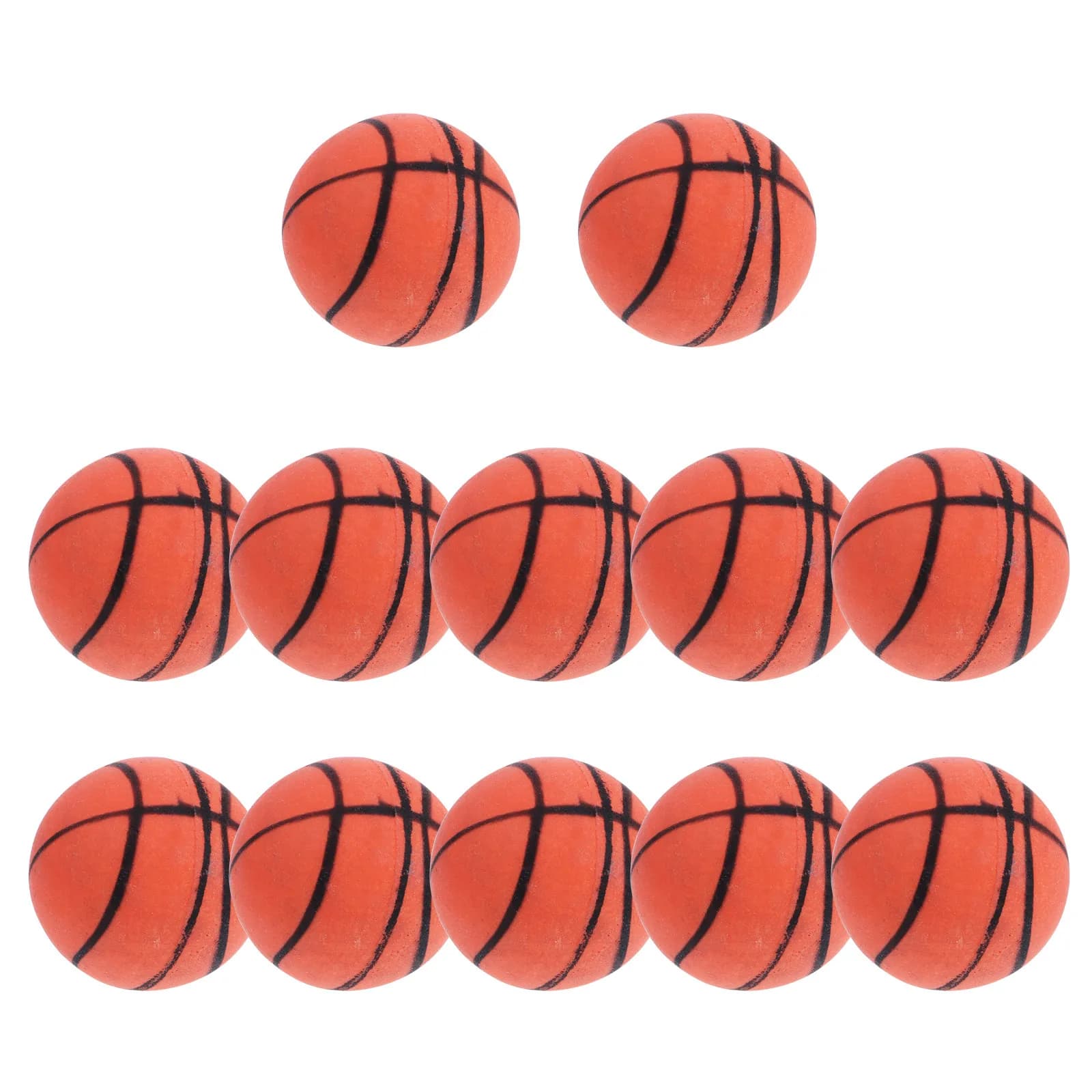 12 palloni da basket elastici in gomma per bambini, colori vivaci, leggeri, creativi, per il gioco genitore-figlio