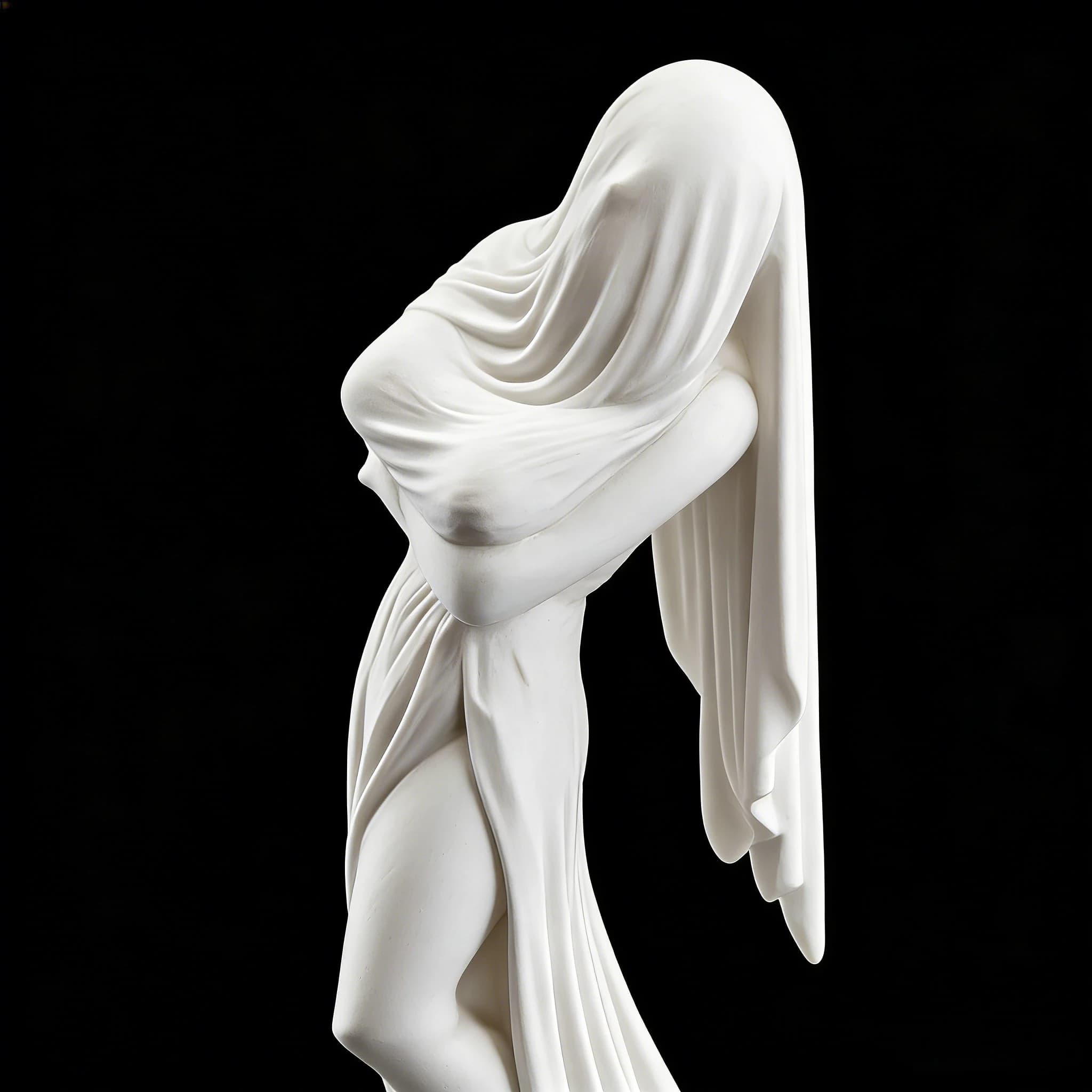 Statuetta Classica a Forma di Fantasma - Regalo Versatile per Casa, Matrimonio, Compleanno e Inaugurazione Casa | Perfetto per esporre come centrotavola durante il tea party