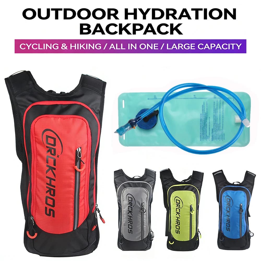 Outdoor Sport Backpack Bike Cycling Running Hiking Hydration Water Bag Storage Waterproof UltraLight Bladder Backpack