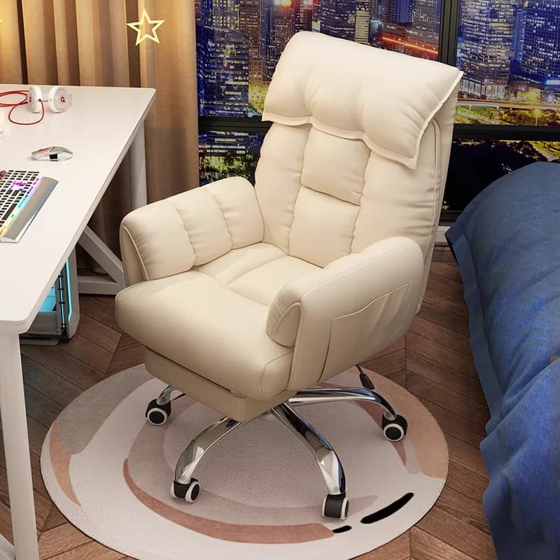 Sedia da Computer per Casa e Ufficio, Poltrona Reclinabile Ergonomica, Comoda Sedia da Gaming per Camera da Letto