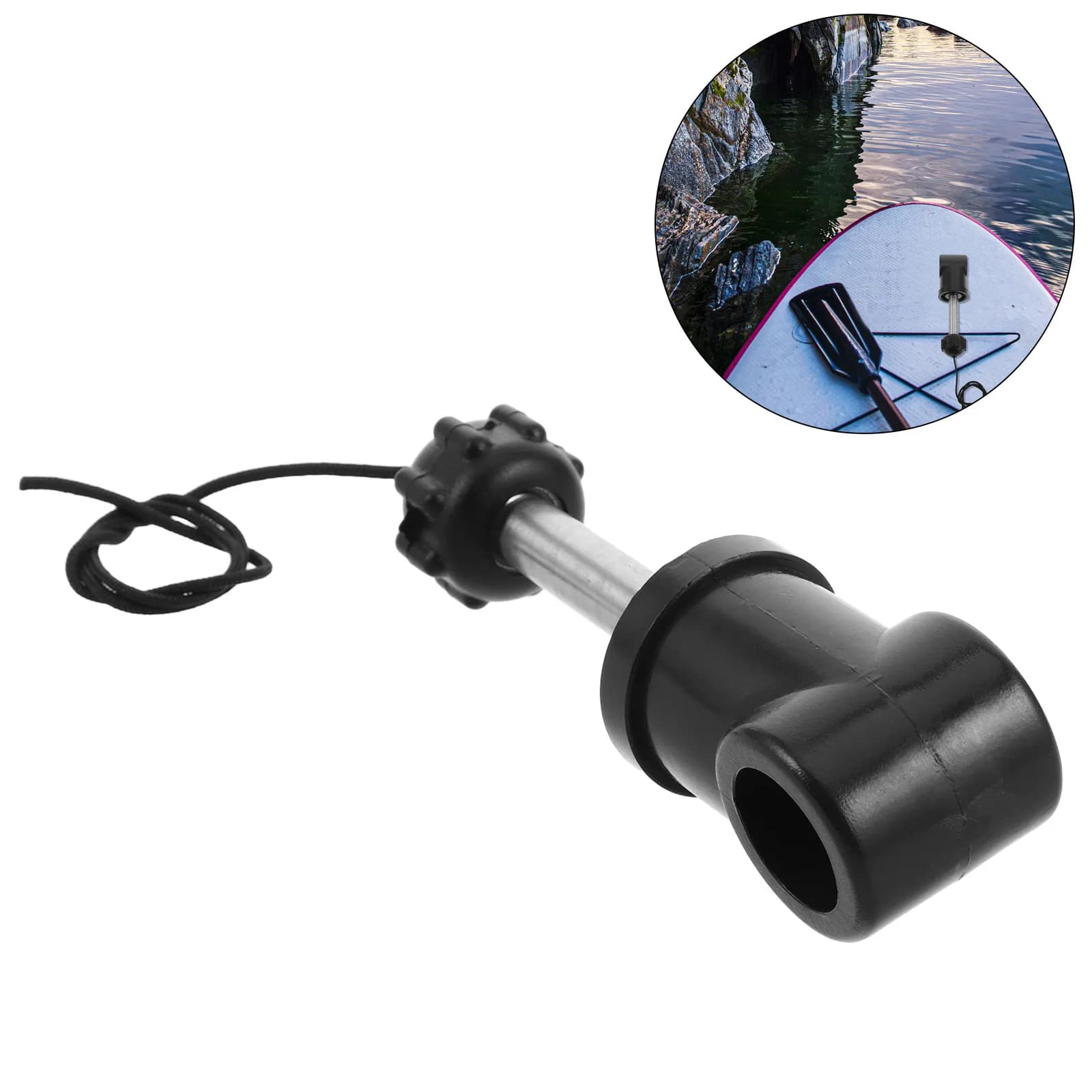 Clip di Fissaggio Regolabile per Pagaia, Resistente alle Intemperie, per Kayak, Canoa, Gommone, Porta Pagaia per Pesca e Canottaggio