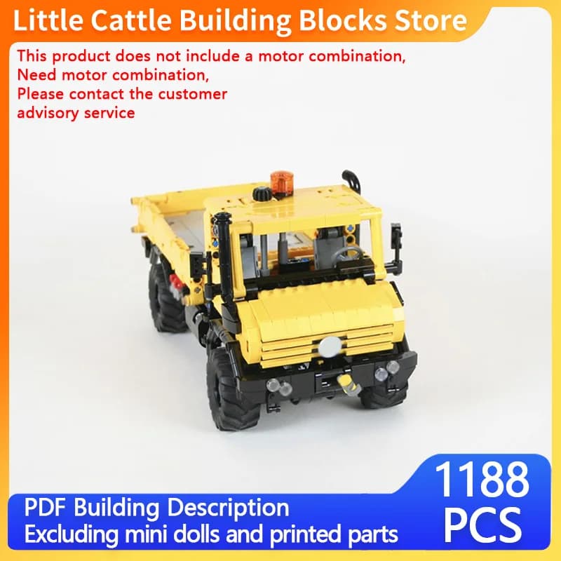City Car Model MOC Building Bricks U5000 Off-Road Transport Vehicle Modular Technology Children Holiday Gifts Assemble Toys Suit
