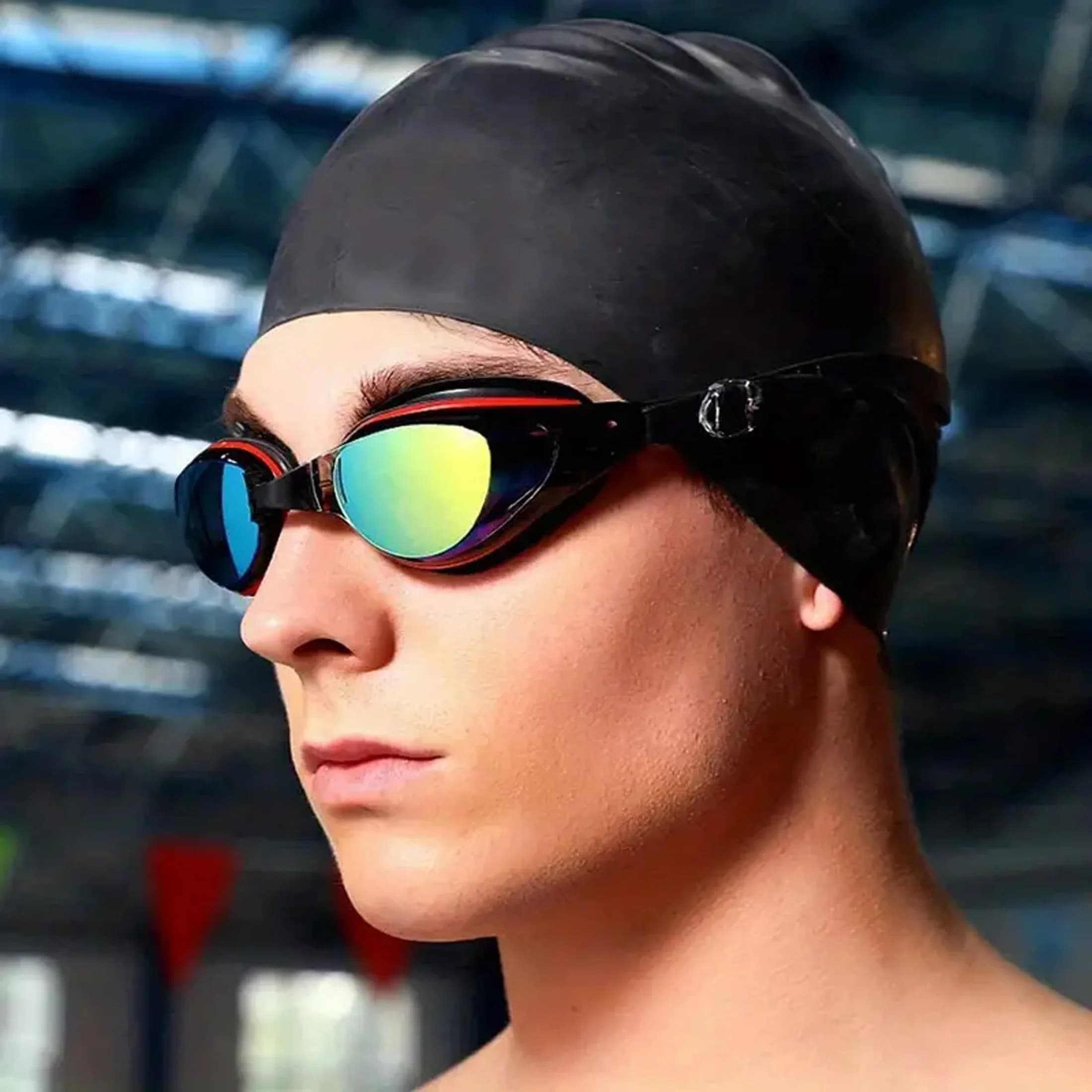 1 pcs Electrolytic Swimwear for Adults, Anti-foging, Waterproof, Electrolytic Swimwear, Anti-foging Lens - Loss proof, Anti-Uv - Suitable for training