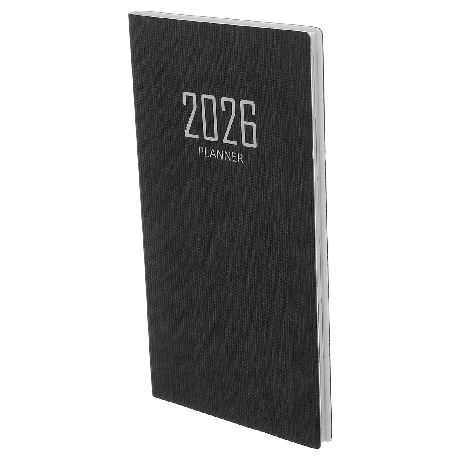 Agenda Tascabile 2026 A6, Mini Planner Giornaliero con Copertina in Similpelle, Carta Spessa, Pianificazione Settimanale e Mensile, Portatile