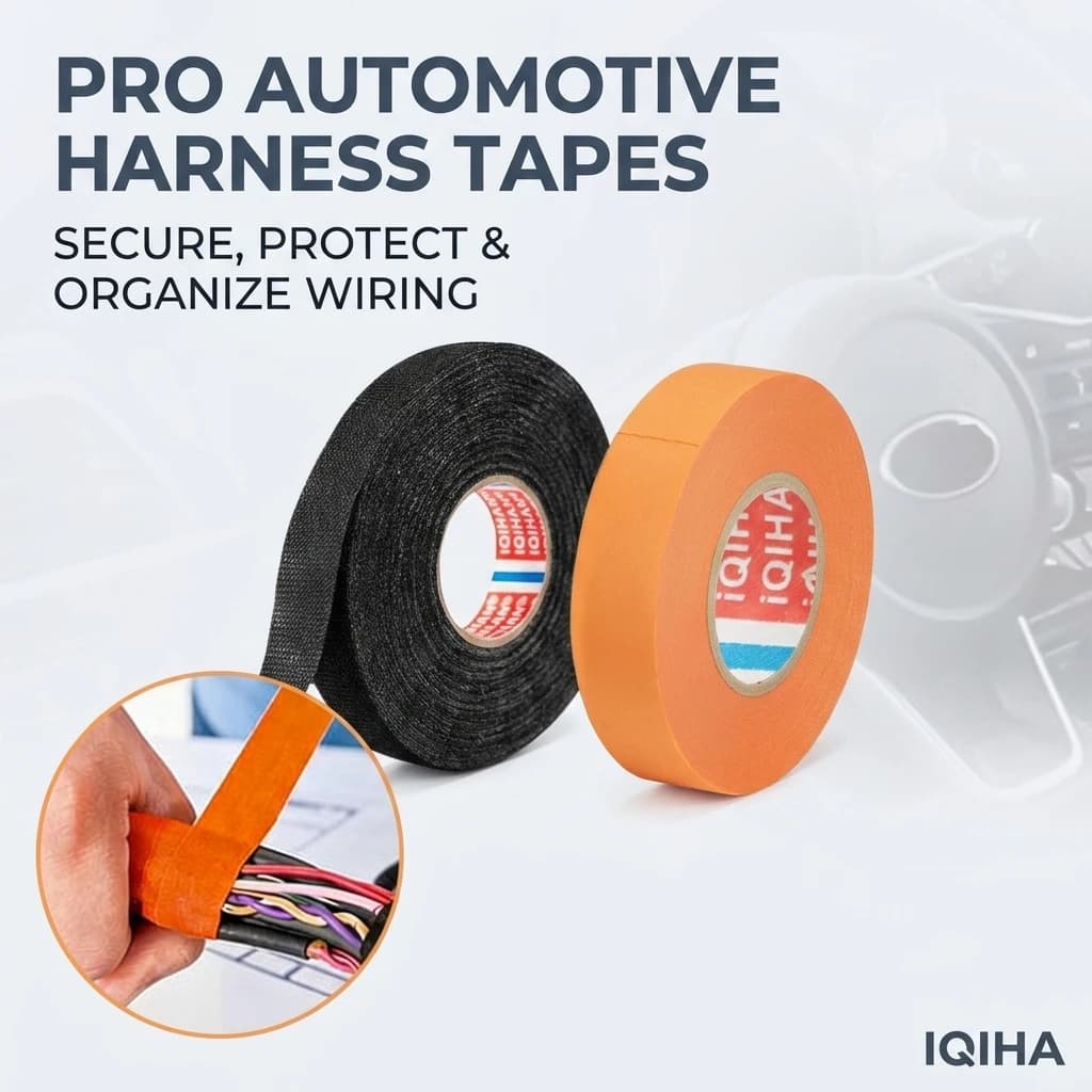 Polyester Automotive Wiring Harness Tape Flame Retardant High Temperature Resistant Insulation Noise Reduction Velvet Tape