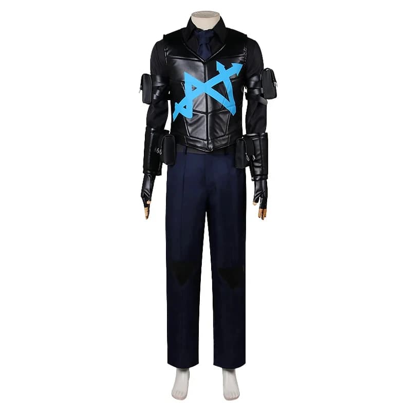ABC123Game Limbus Company Cosplay Hong Lu Sinclair Yi Sang Costume Cappello Gilet in Pelle Guanti Uomo Donna Festa di Halloween C5,j'8.k/4