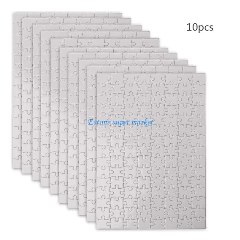 090B 10 Confezioni Puzzle Fatti a Mano Puzzle per Sublimazione Puzzle Fai da Te Puzzle in Bianco Personalizzato per Il