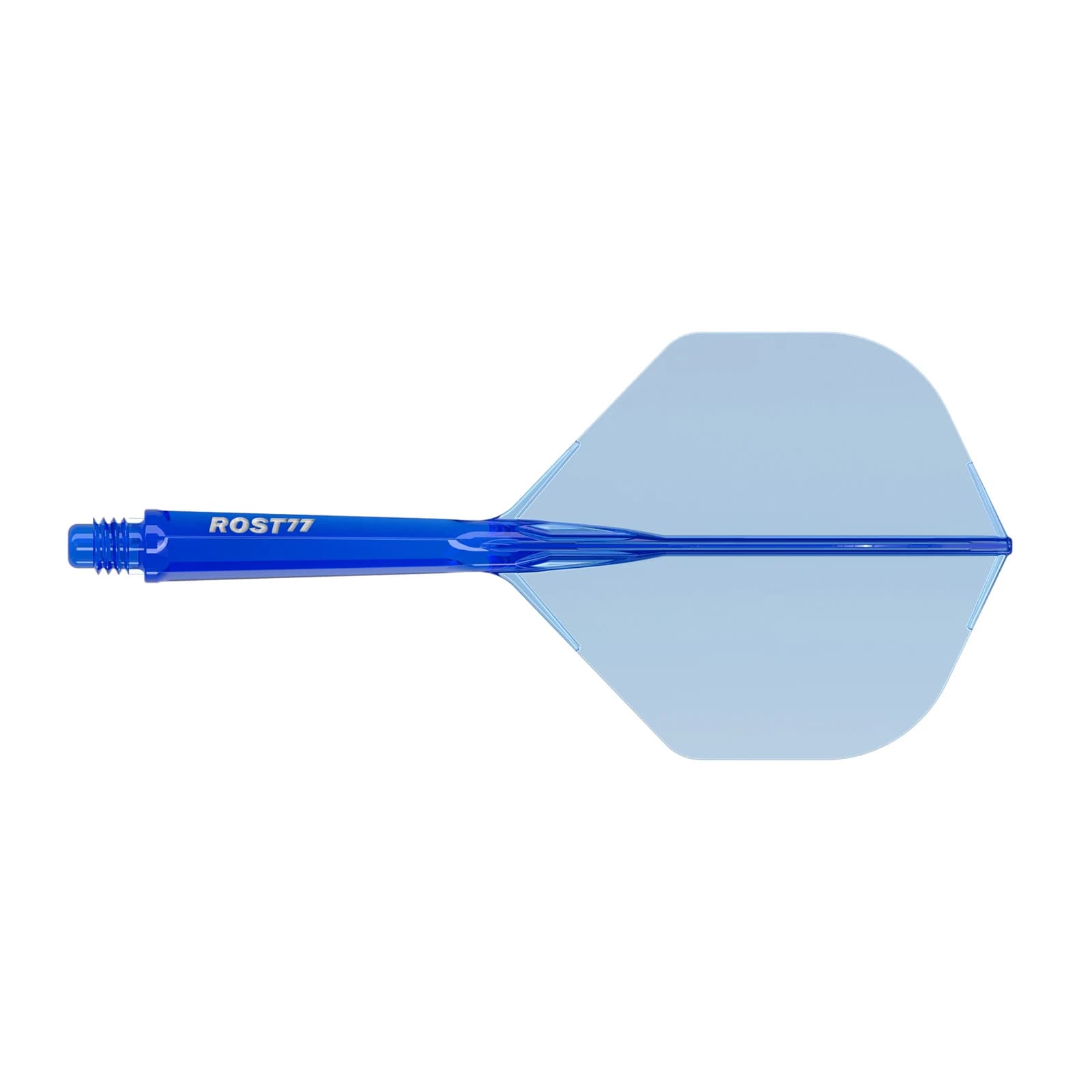 CUESOUL ROST 77 Albero per freccette integrato e forma standard di volo, set di 3 colori trasparenti