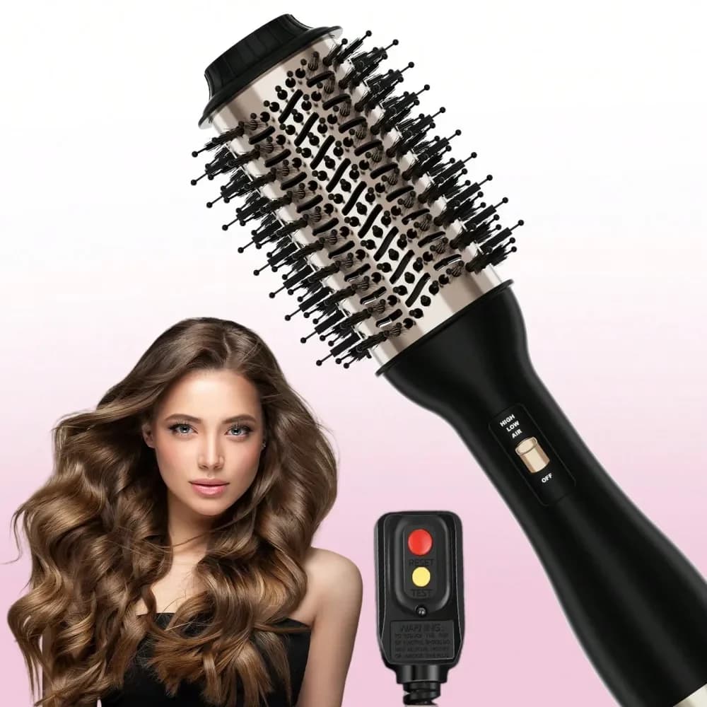 Asciugacapelli Multifunzione, Volumizzatore per Asciugare e Lisciare i Capelli