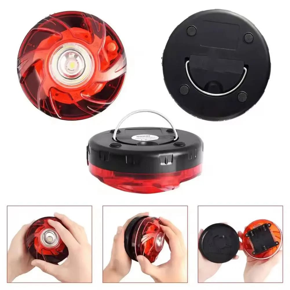 Luci di Emergenza Magnetiche a LED per Veicoli, Lampada di Segnalazione Stradale per Auto, Accessori Luminosi Lampeggianti, Segnale di Sicurezza per Soccorso Stradale B L4Q7