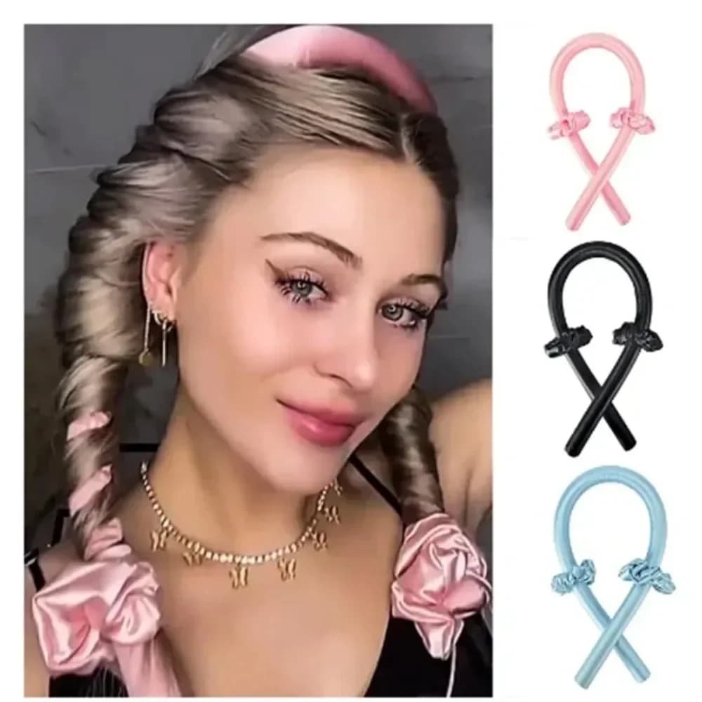 Women's Heatless Curling Rod Hair Harnesses Heatless Hair Band Creates Soft Hair and Shiny Haircut Tools for Hairdressers Accessories