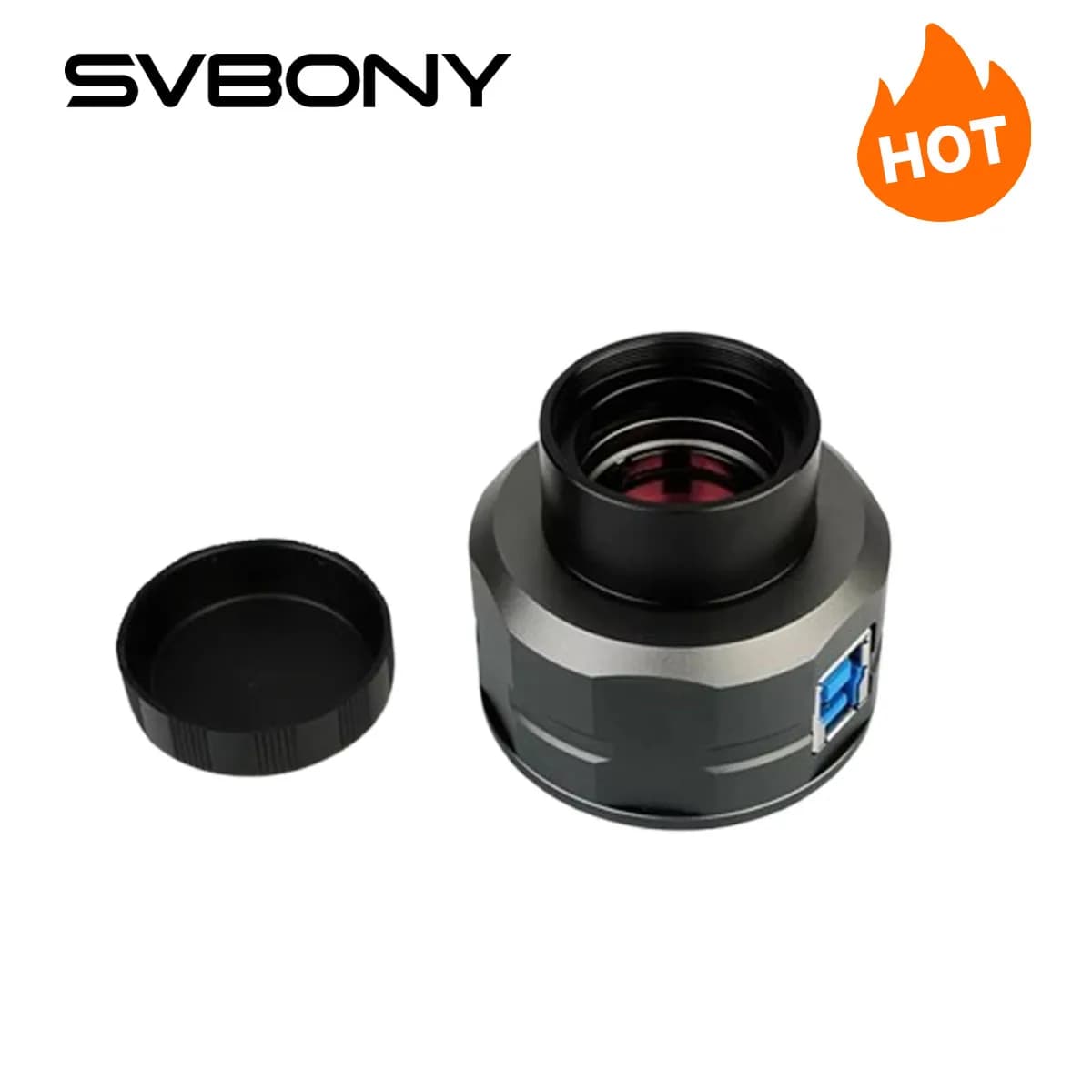 Fotocamera Elettronica per Telescopio Svbony SV205, Fotocamera Astronomica Digitale a Colori da 1,25 Pollici con Oculare USB3.0 da 8MP