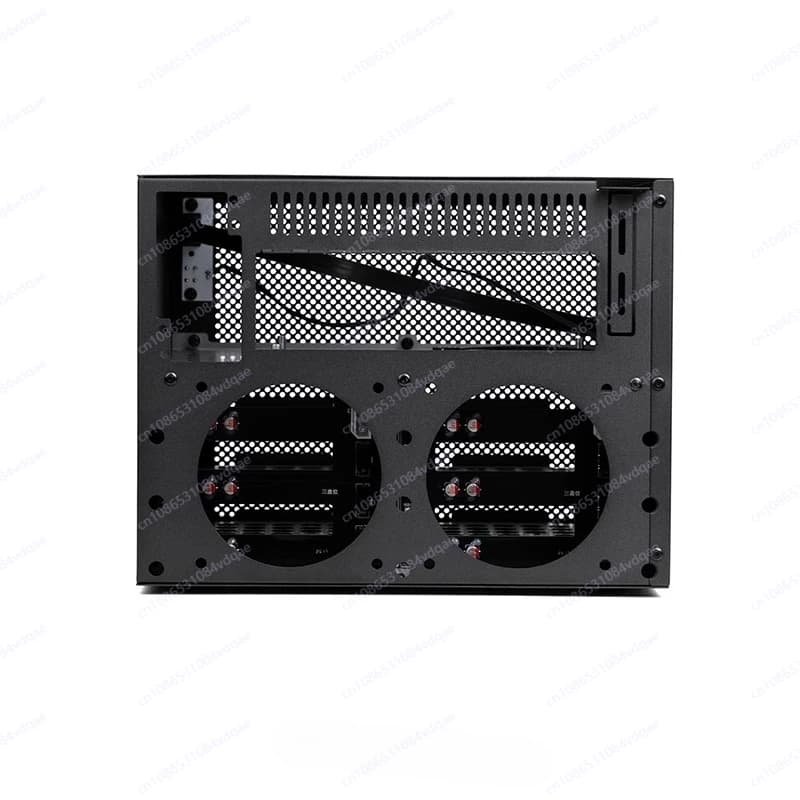 Chassis NAS a 6 alloggiamenti, scheda madre ITX, piccolo contenitore, server di archiviazione fai-da-te, chassis AIO compatto